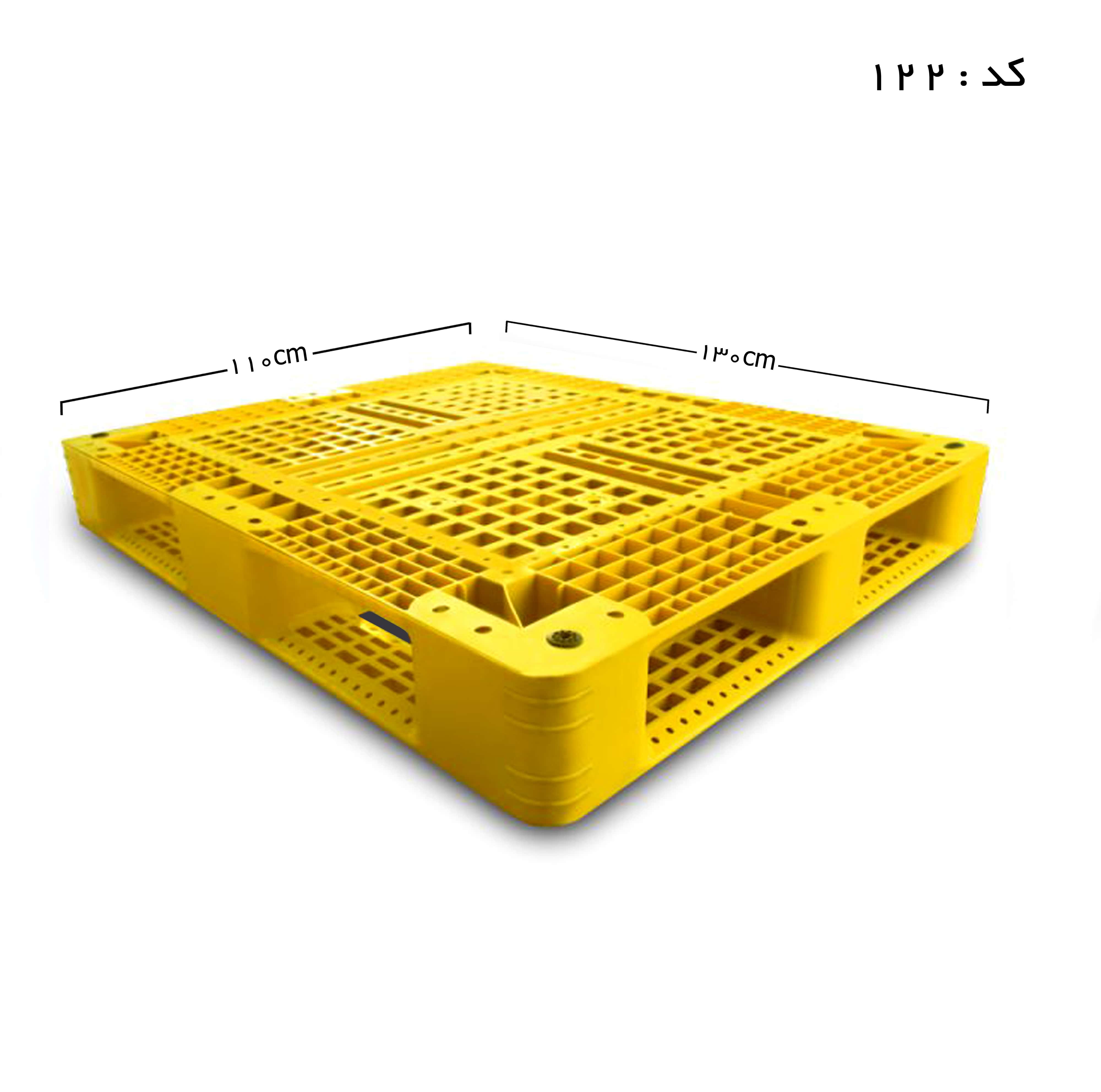 پالت پلاستیکی کد 122(18kg)
